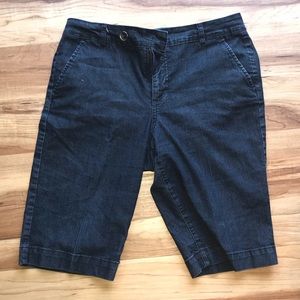 Bandolino Blue Petite Jean Shorts